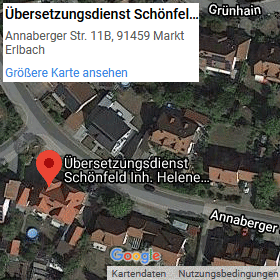 Karte auf einer größeren Ansicht anzeigen (Weiterleitung auf Google)